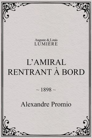 L’amiral rentrant à bord's poster