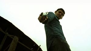 Athadu's poster