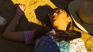 The Heat-Stroke, Heart-Broke Cowgirl's poster