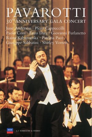 Pavarotti 30th Anniversary Gala Concert's poster