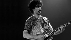 Frank Zappa - Live in Paris 1980's poster