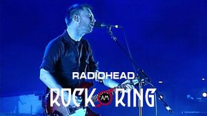 Radiohead ‎– Rocks Germany 2001's poster