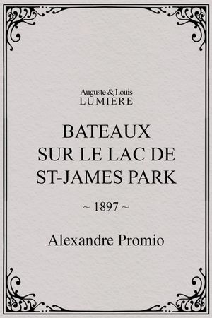 Bateaux sur le lac de St-James Park's poster