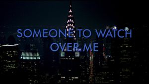 Someone to Watch Over Me's poster