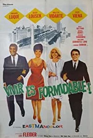 Vivir es formidable's poster