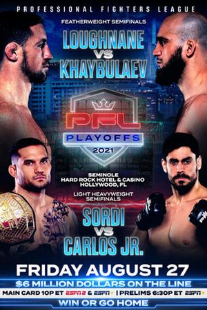 PFL 2021 #9: Playoffs - Loughnane vs Khaybulaev's poster