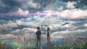 Weathering with You's poster