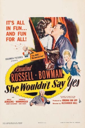 She Wouldn't Say Yes's poster