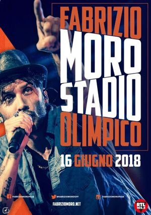 Fabrizio Moro: Stadio Olimpico's poster