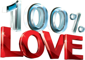 100% Love's poster