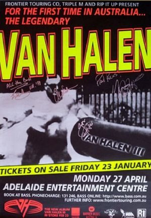 Van Halen : Live from Australia's poster