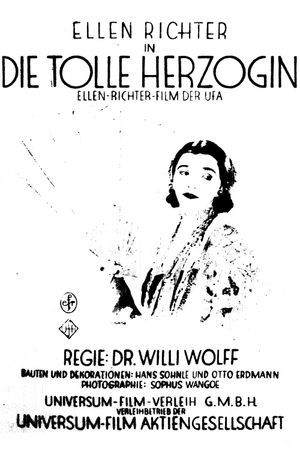 Die tolle Herzogin's poster