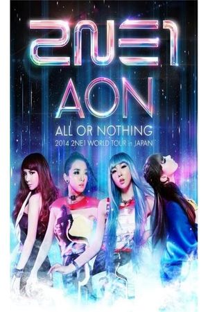 2NE1 All or Nothing World Tour in Japan's poster