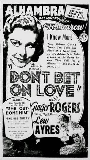 Don't Bet on Love's poster