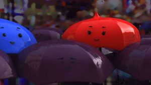 The Blue Umbrella's poster