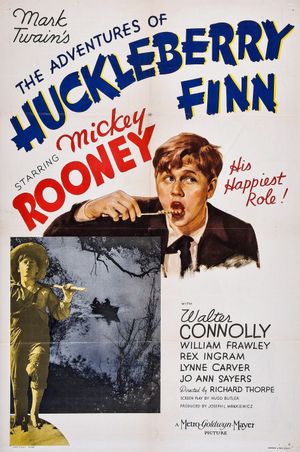 The Adventures of Huckleberry Finn's poster