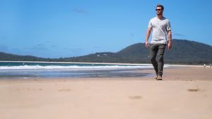 Shark Beach With Chris Hemsworth's poster