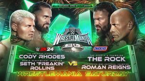 WWE WrestleMania XL Saturday's poster