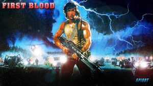 First Blood's poster
