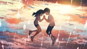 Weathering with You's poster