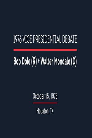 1976 Vice Presidential Debate's poster