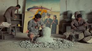 Meeting with Pol Pot's poster