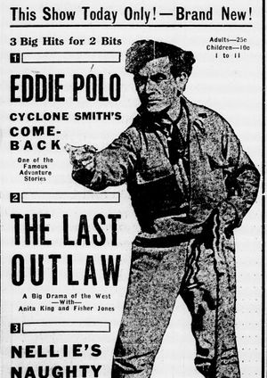 The Last Outlaw's poster