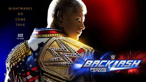WWE Backlash: France's poster