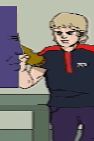 working a retail job with your friend who transcended humanity's poster