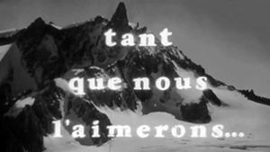 Tant que nous l'aimerons's poster