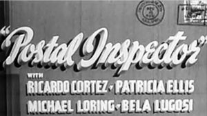 Postal Inspector's poster