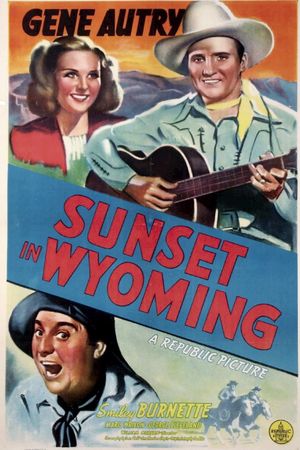 Sunset in Wyoming's poster