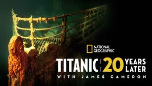 Titanic: 20 Years Later with James Cameron's poster