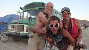 Taking My Parents to Burning Man's poster