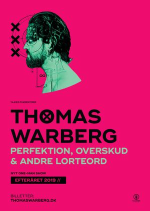 Thomas Warberg: Perfektion, overskud og andre lorteord's poster