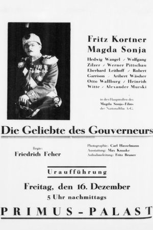 Die Geliebte des Gouverneurs's poster