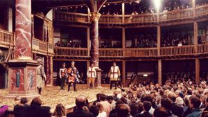 Henry V at Shakespeare's Globe's poster