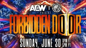 AEW x NJPW Present Forbidden Door's poster