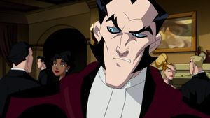 The Batman vs. Dracula's poster