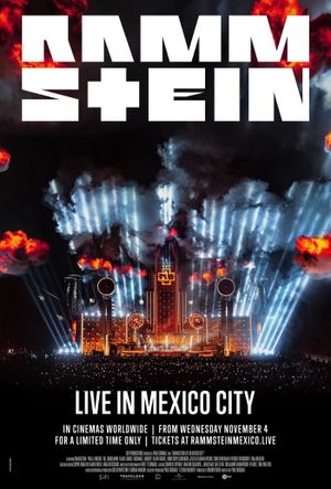 Rammstein - Live in Mexico City's poster