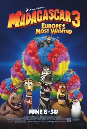 Madagascar 3: Europe's Most Wanted's poster