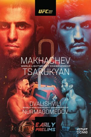 UFC 311: Makhachev vs. Tsarukyan 2's poster