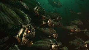 Piranha 3D's poster