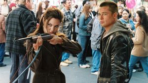 Mr. & Mrs. Smith's poster