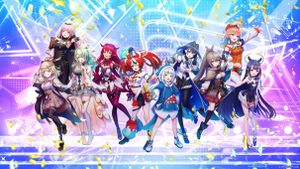 hololive English 1st Concert - Connect the World's poster