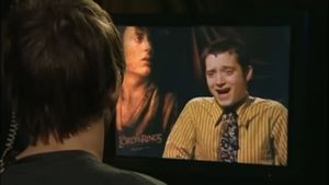 Dominic Monaghan Interviews Elijah Wood's poster