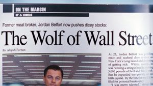 The Wolf of Wall Street's poster