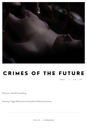 Crimes of the Future's poster