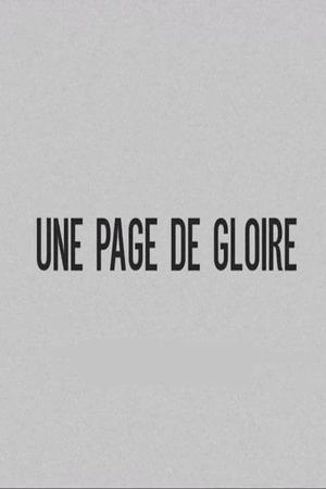 Une page de gloire's poster