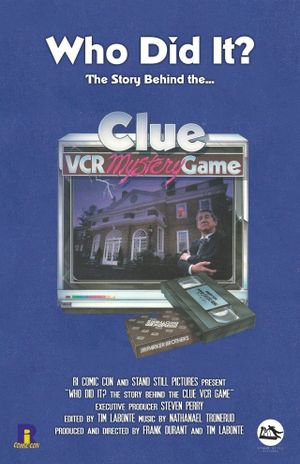 Who Did It? The Story Behind the Clue VCR Mystery Game's poster